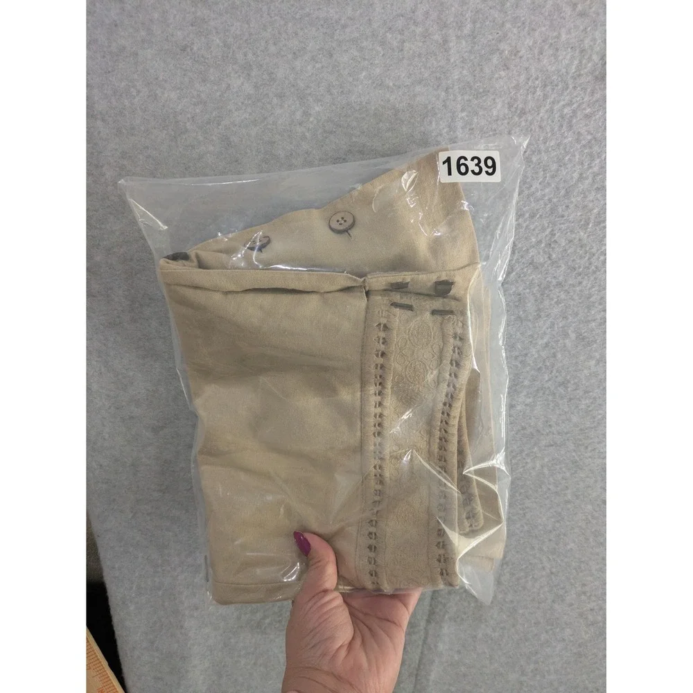 Reba Linen Skort Women's Size 4 Cream Y2K 2000s Vintage Casual Preppy Summer - Picture 16 of 16